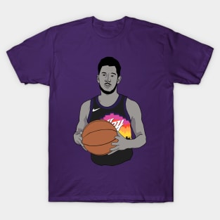 Devin Booker Phoenix Basketball Minimalist T-Shirt